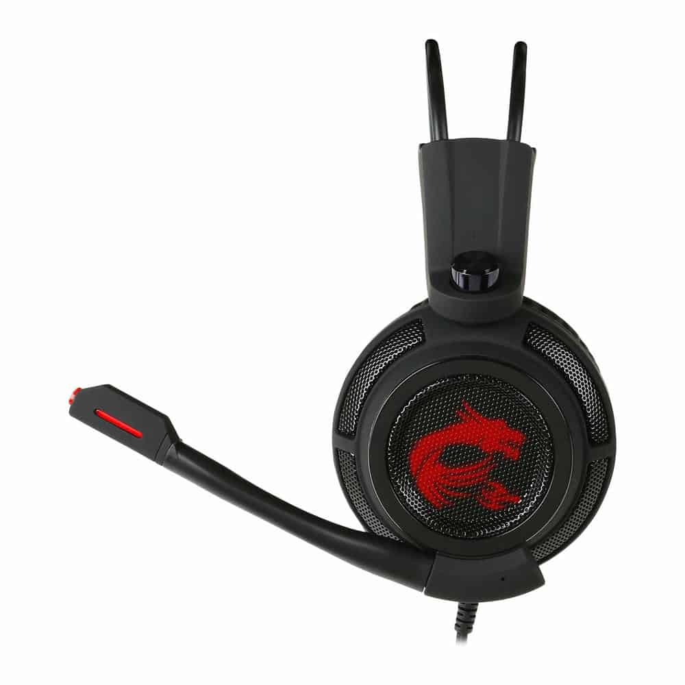 MSI DS502 Virtual 7.1ch Surround Sound Gaming Headset PC-Console